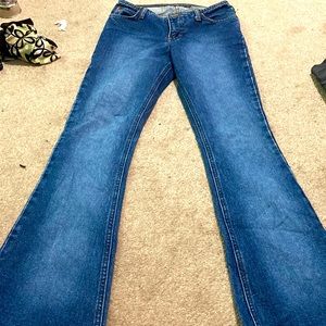90s low rise flare jeans